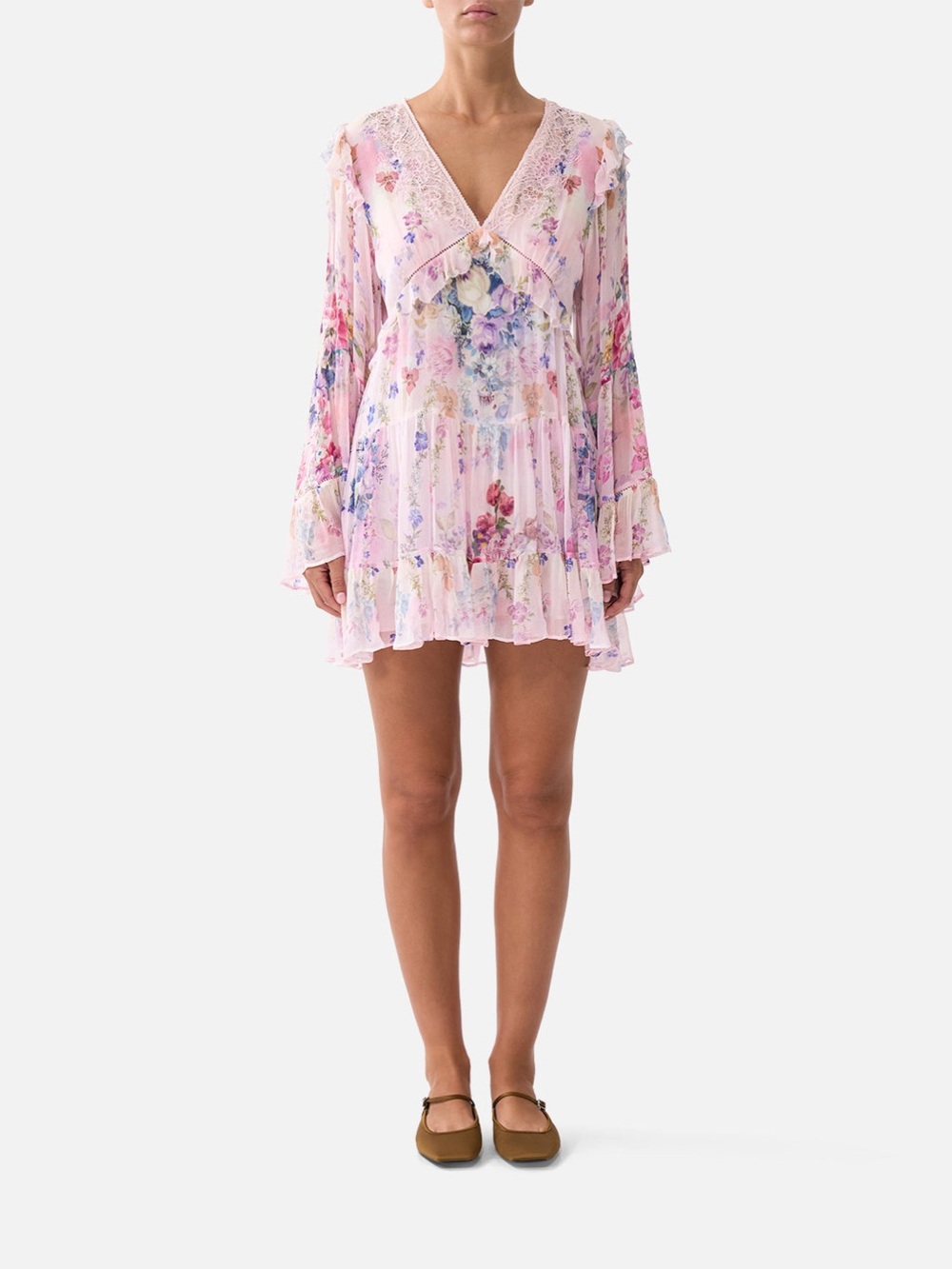 Camilla Tiered Swing Mini Dress
Palatial Pastels - Picture 7 of 8